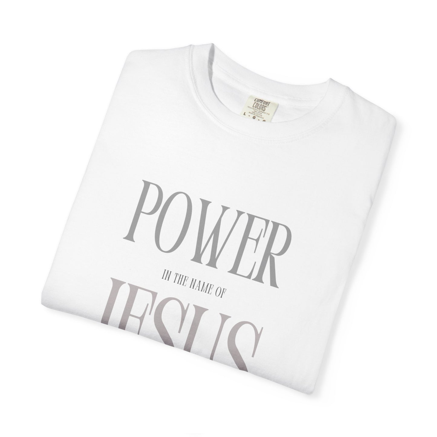 Faith-Inspired Jesus Unisex T-shirt, Power in the Name of Jesus Tee, Christian Apparel, Inspirational Gift, Religious T-shirt