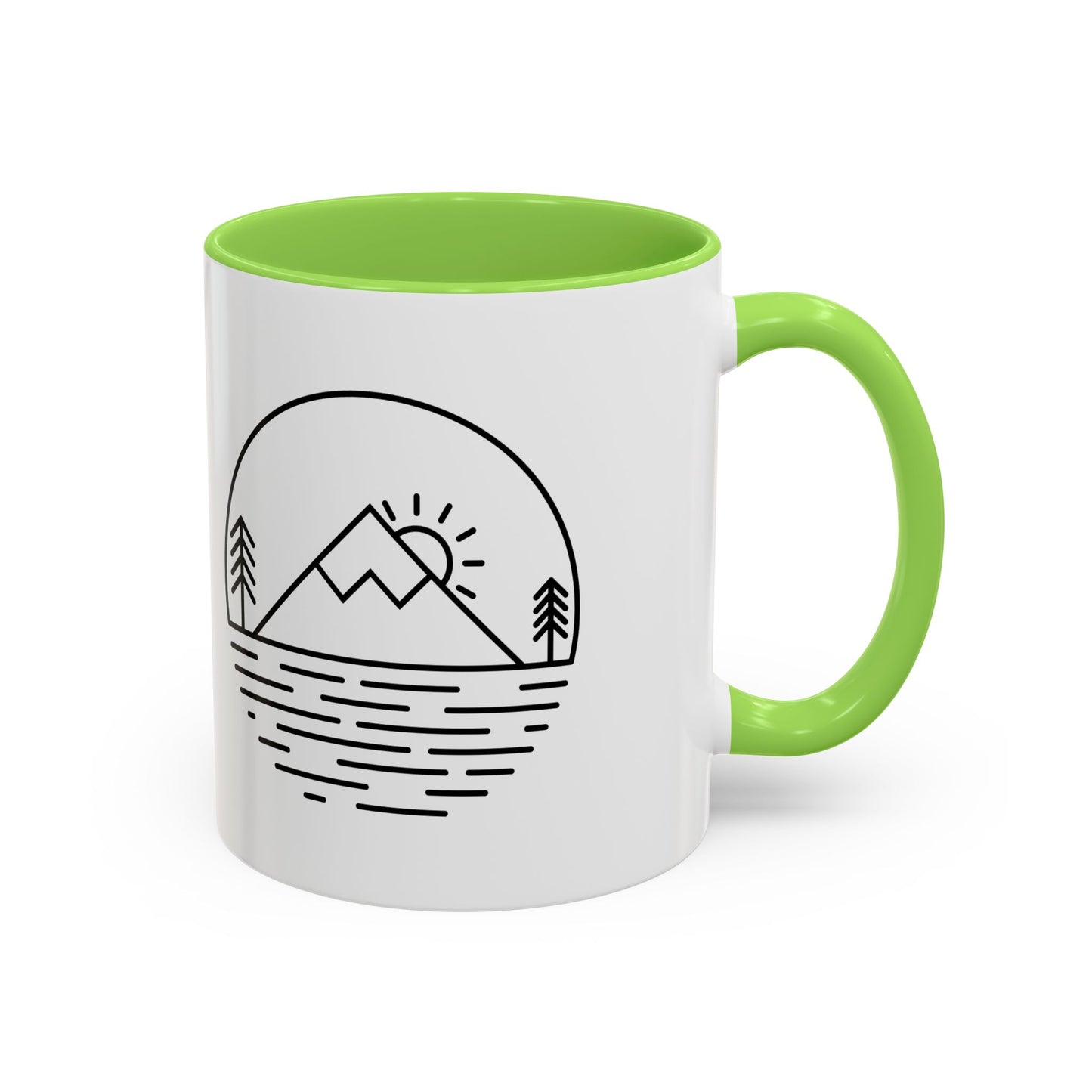 Nature-Inspired Colorful Mug, Perfect Gift for Nature Lovers, Coffee Mug for Outdoor Enthusiasts, Travel Souvenir, Adventure Coffee Cup