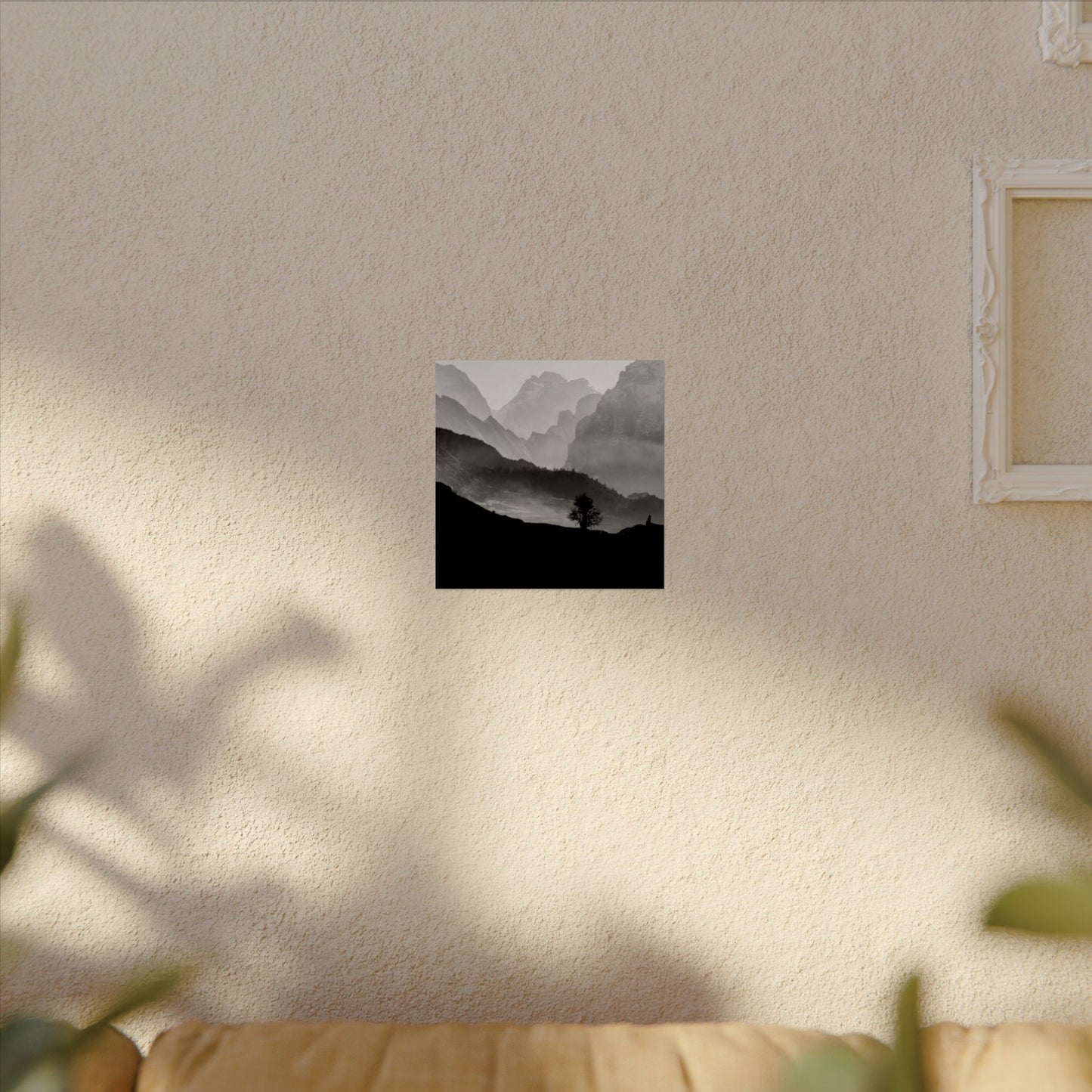 Cascading Mountains– Western Textured Watercolor Matte Posters