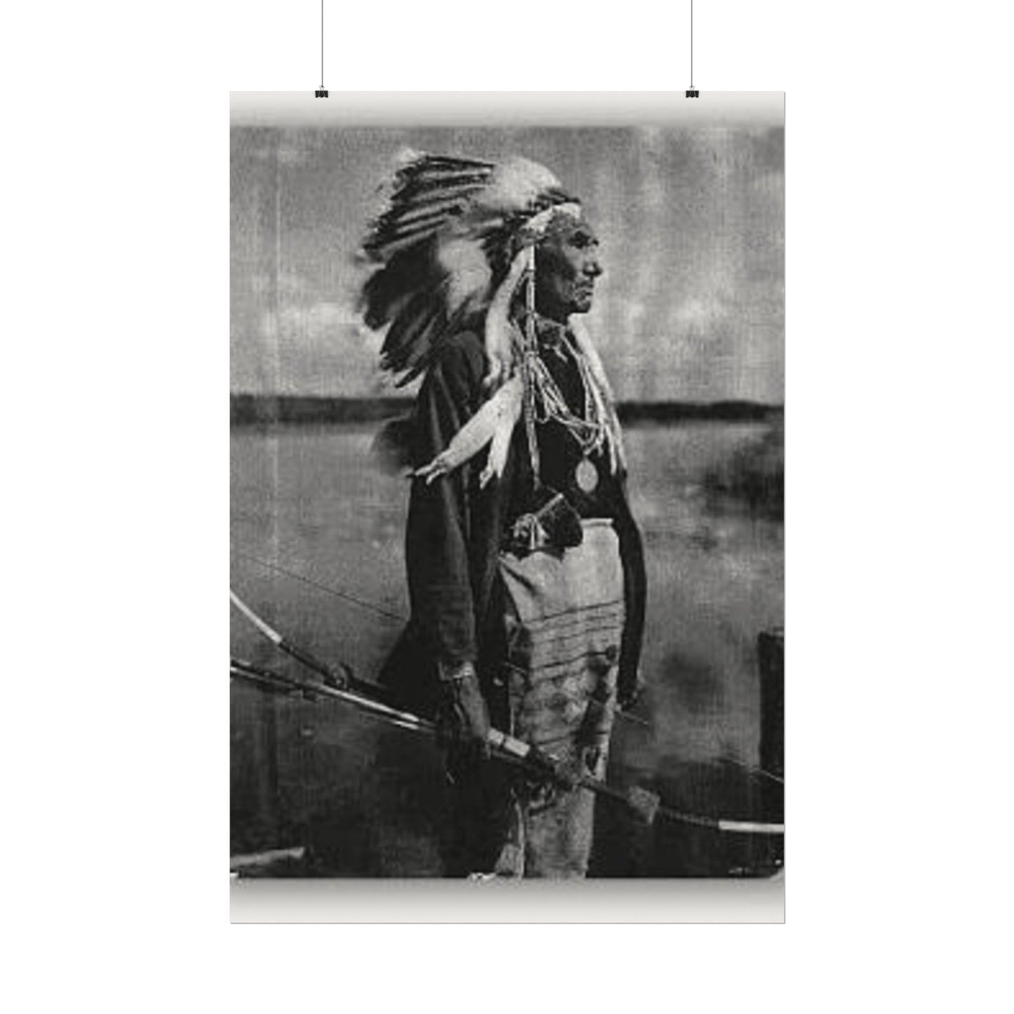 Indigenous Wetlands – Western Textured Watercolor Matte Posters