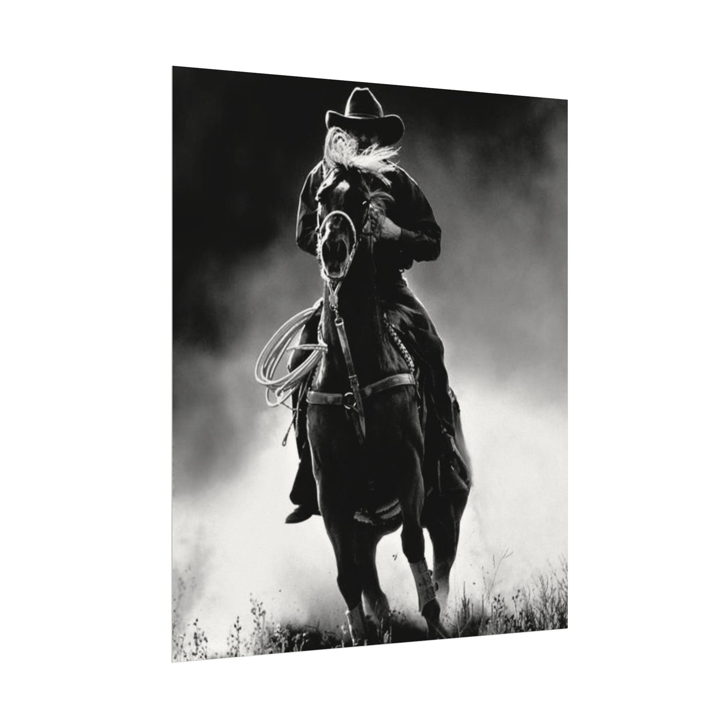 Untamed Dust & Thunder Textured Watercolor Matte Posters