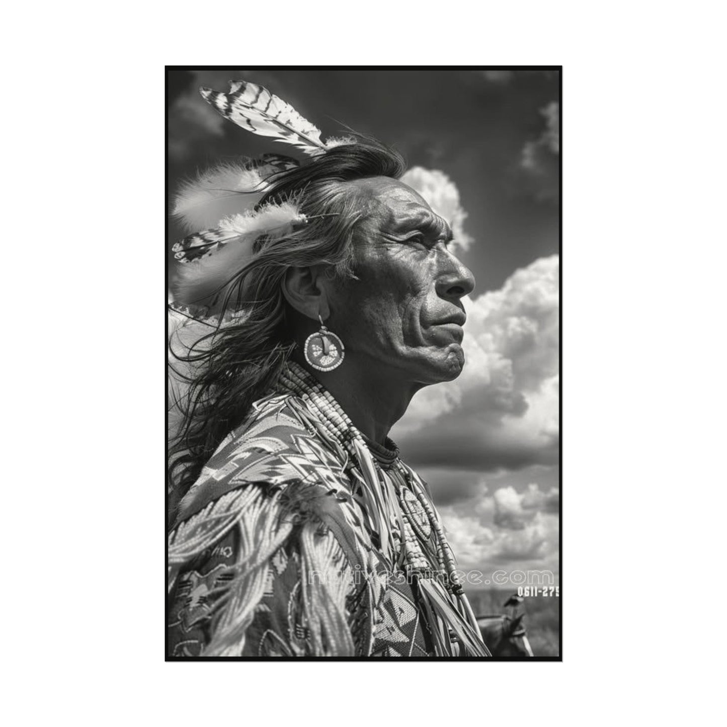 The Ancestral Winds Are Calling  – Western Textured Watercolor Matte Posters