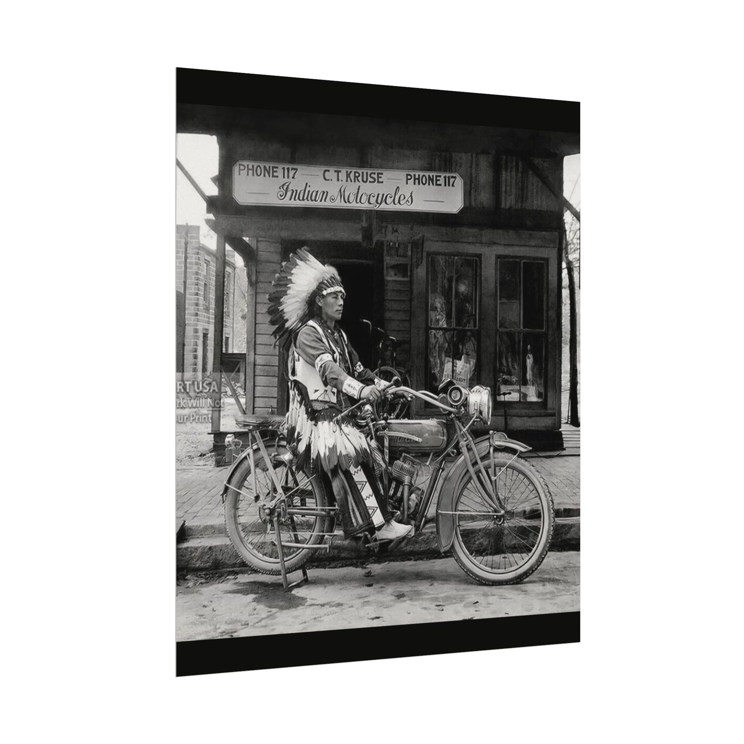 Metal Horse – Western Textured Watercolor Matte Posters