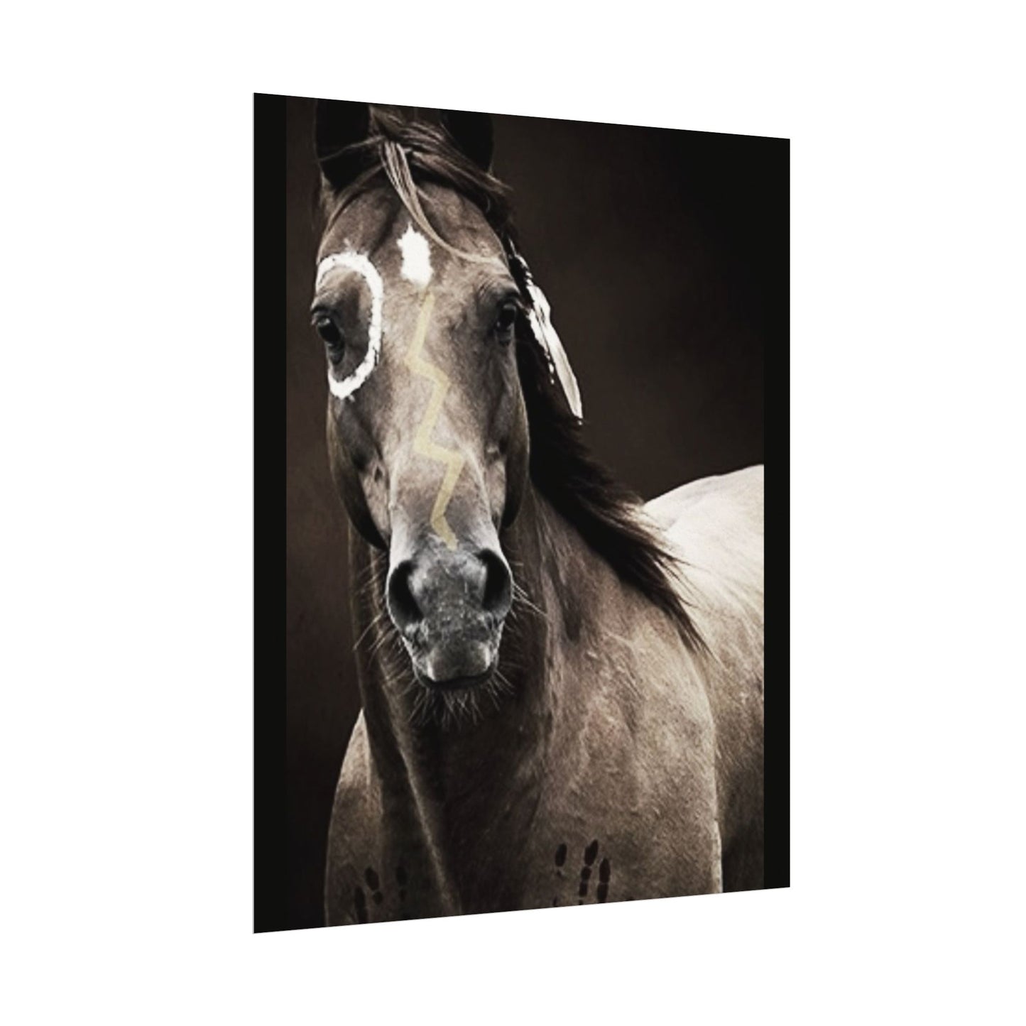 War Paint – Western Textured Watercolor Matte Posters