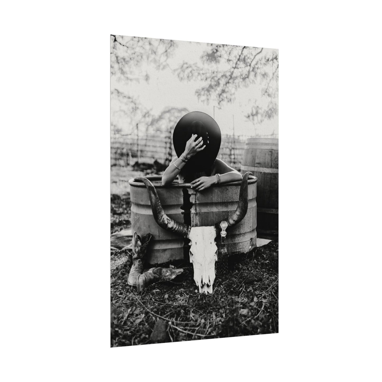 Unapologetically Wild – Western Textured Watercolor Matte Posters