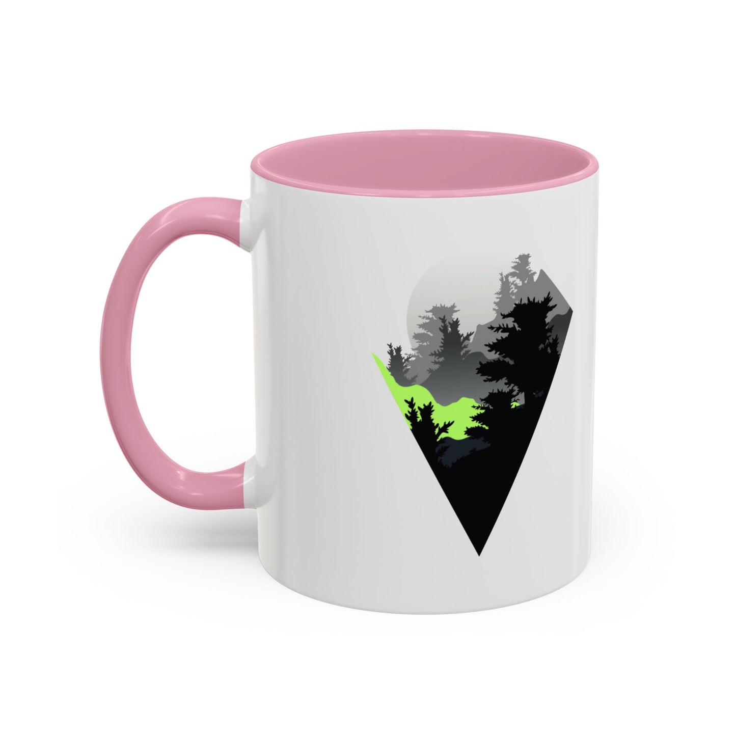 Sleek Forest Mug: Nature-Inspired Coffee Cup, Perfect for Outdoor Lovers, Gift for Nature Enthusiasts, Eco-Friendly Present