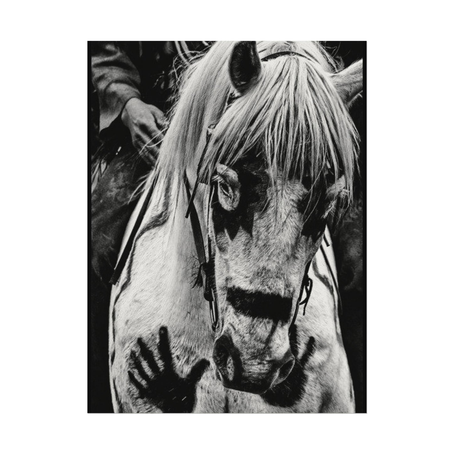 Storm Walker– Western Textured Watercolor Matte Posters