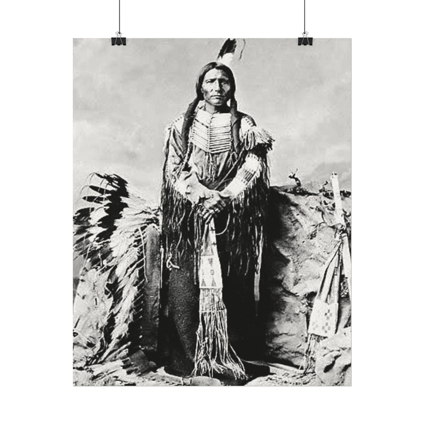 Enduring Spirit– Western Textured Watercolor Matte Posters