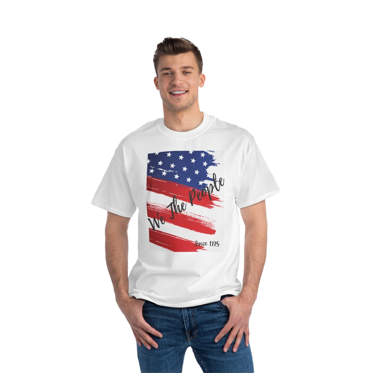American Flag T-Shirt | America 1776 Design, Fourth of July Shirt, Independence Day Tee, Memorial Day Top, Gift for Veterans