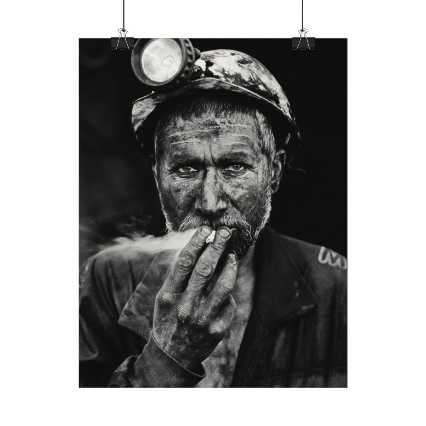 Fire & Coal – Western Textured Watercolor Matte Posters