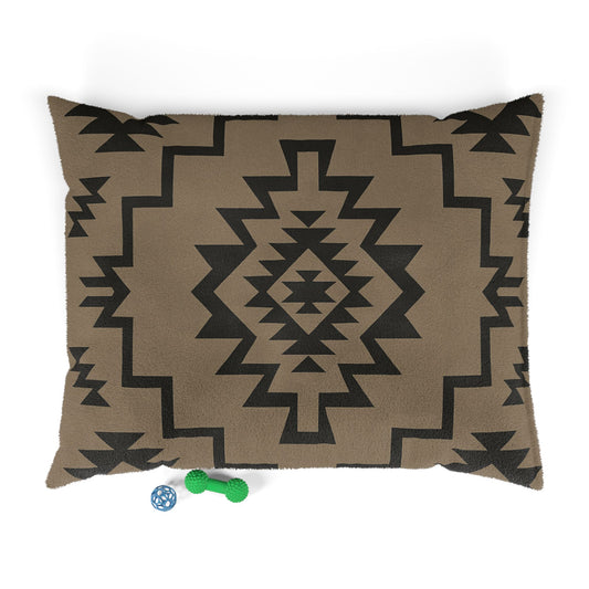 Taupe & Black Southwestern Pattern Pet Bed with Elegant Grey Forest Design, Stylish Dog Bed, Cat Bed, Pet Furniture for Home Décor, Gift for Pet Lovers, Soft Plush [...]