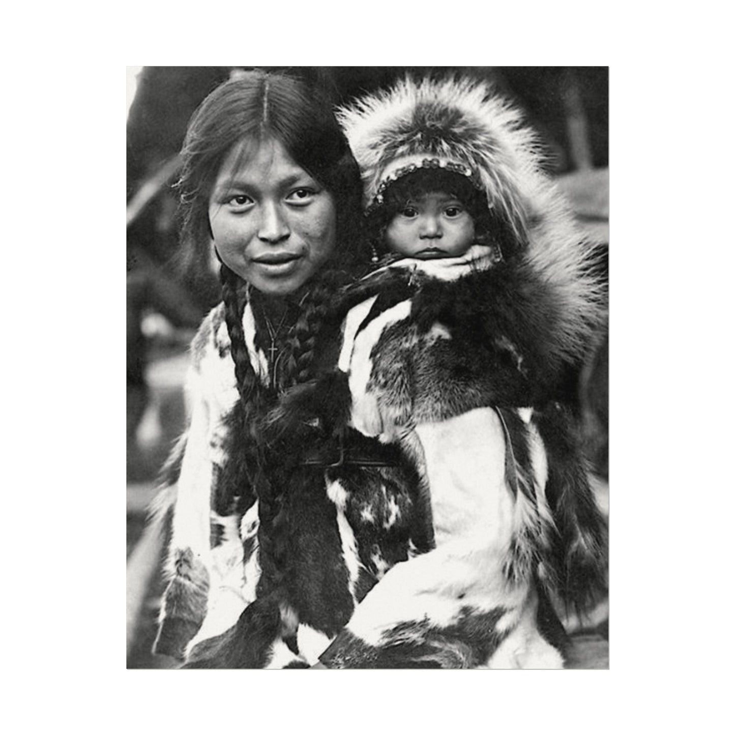 A Mother's Heart – Western Textured Watercolor Matte Posters