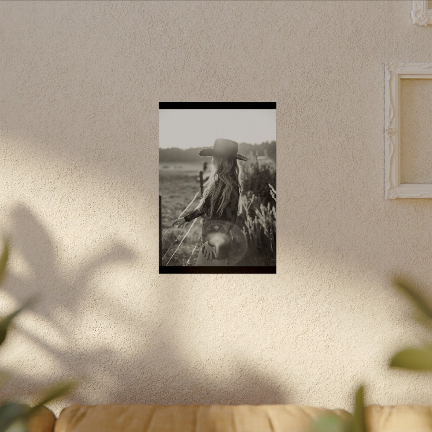 Mornings Gaze– Western Textured Watercolor Matte Posters