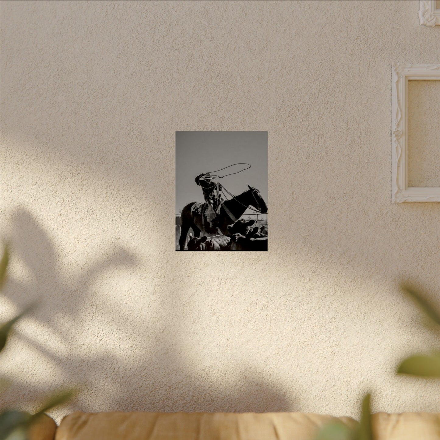 Cowboy Up – Western Textured Watercolor Matte Posters