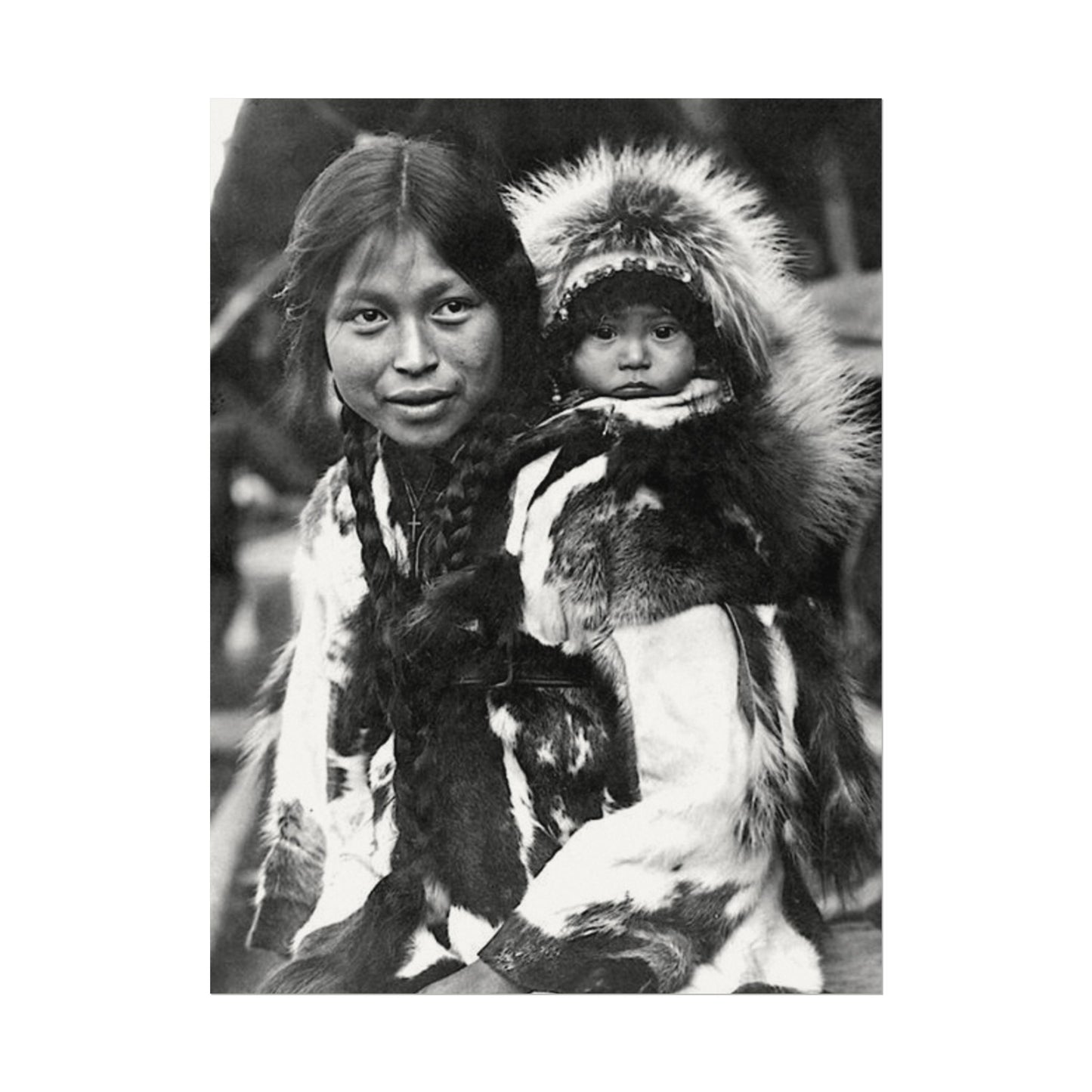 A Mother's Heart – Western Textured Watercolor Matte Posters