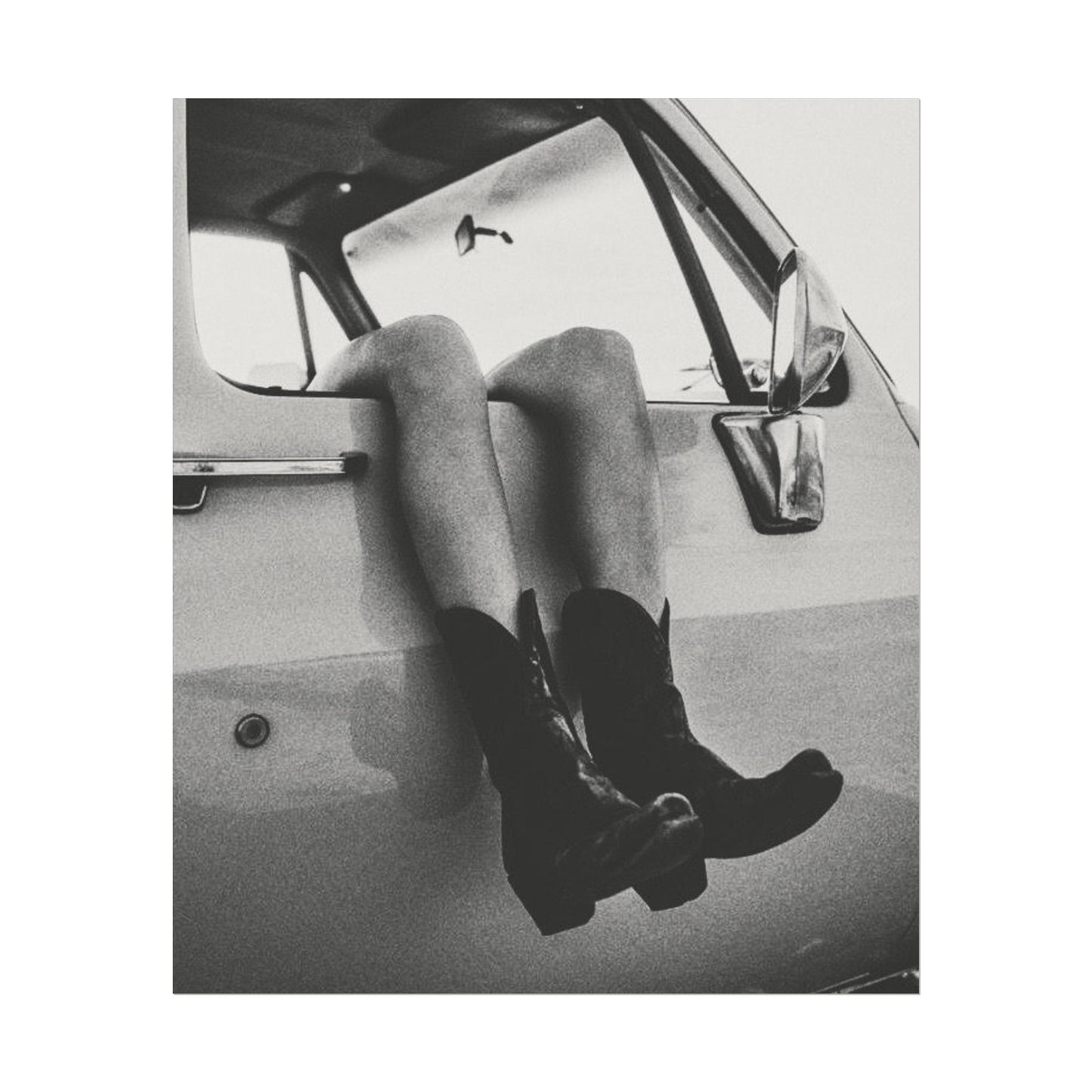 Kick'n Off The Dust— Saddle Up Western Textured Watercolor Matte Posters