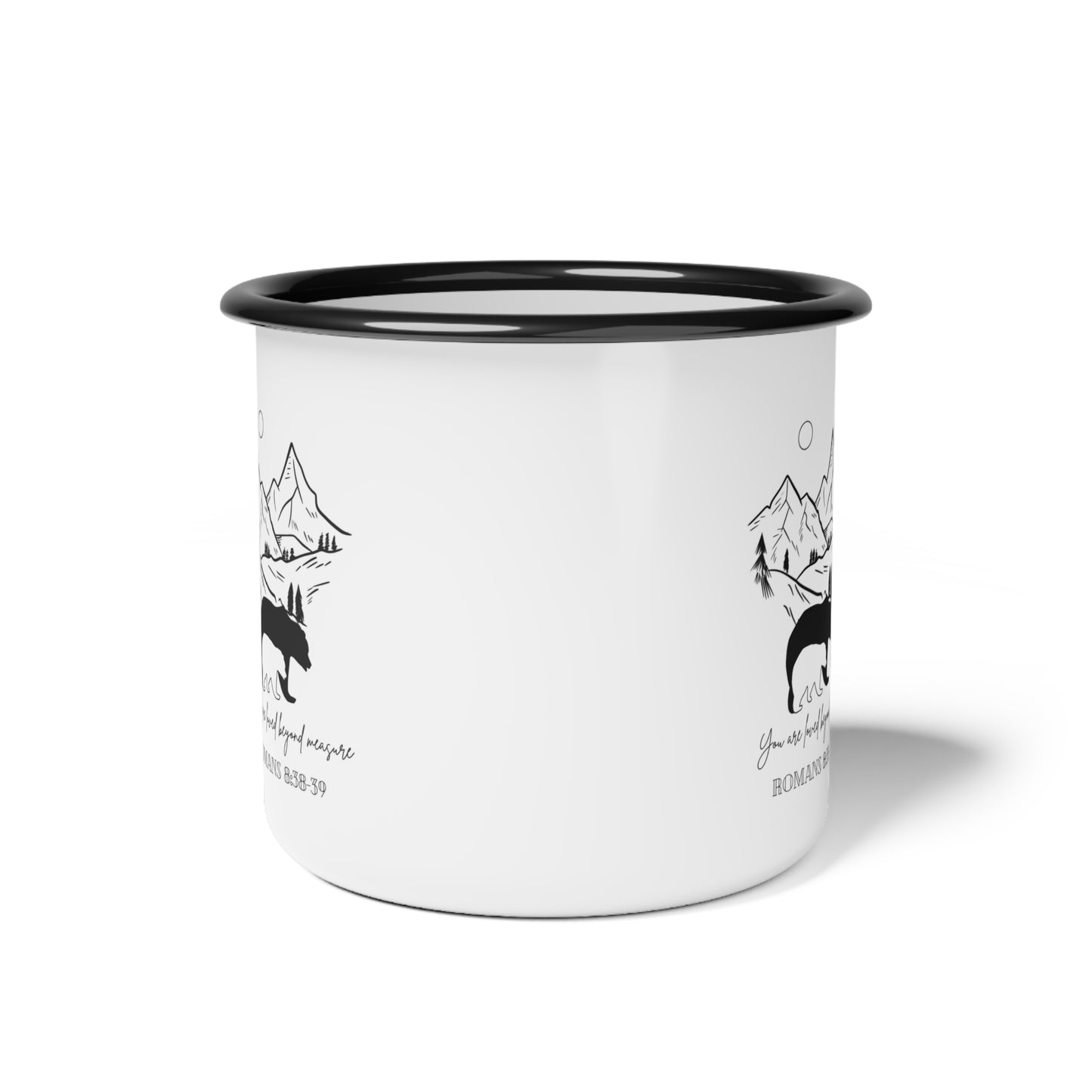 Floral Enamel Camp Cup | Lightweight Outdoor Mug, Perfect for Camping, Hiking, Picnics, Gift for Nature Lovers, Summer Vibes