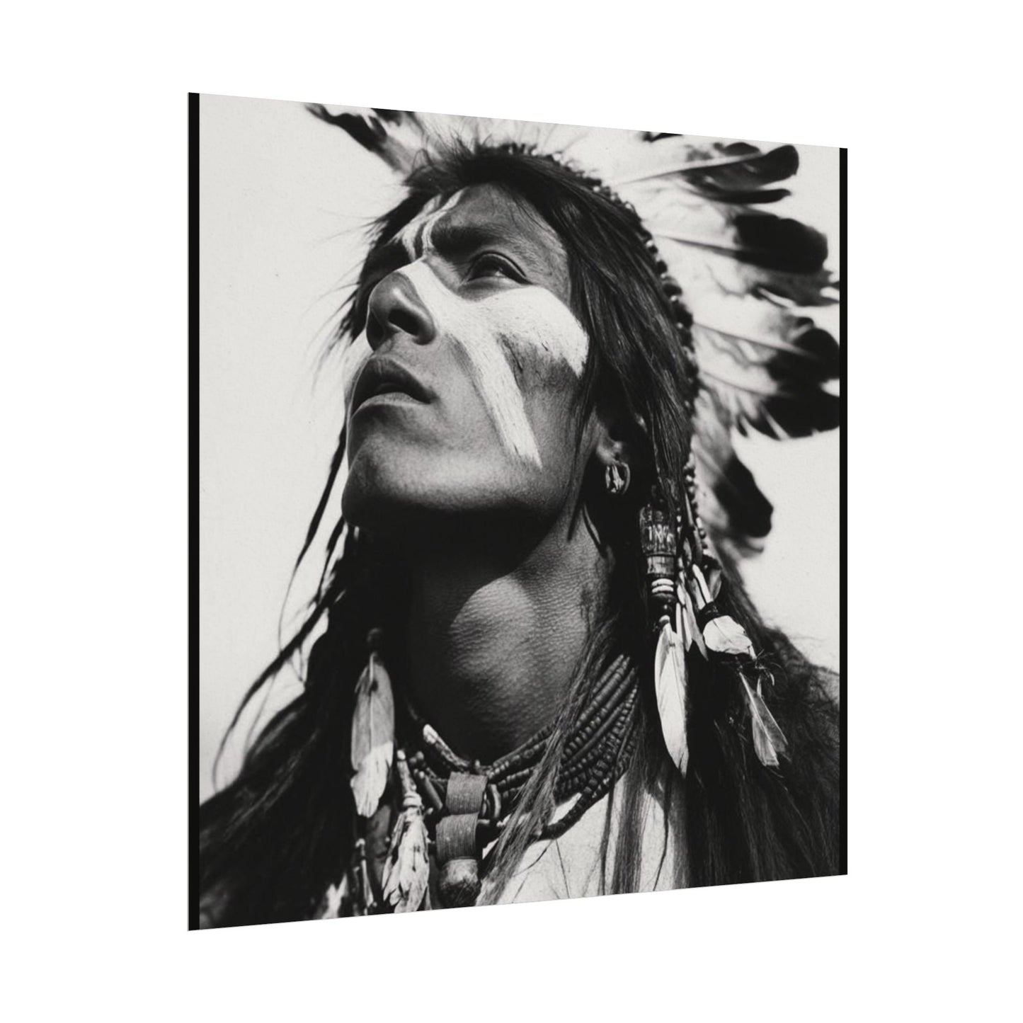 He Who Remembers – Western Textured Watercolor Matte Posters