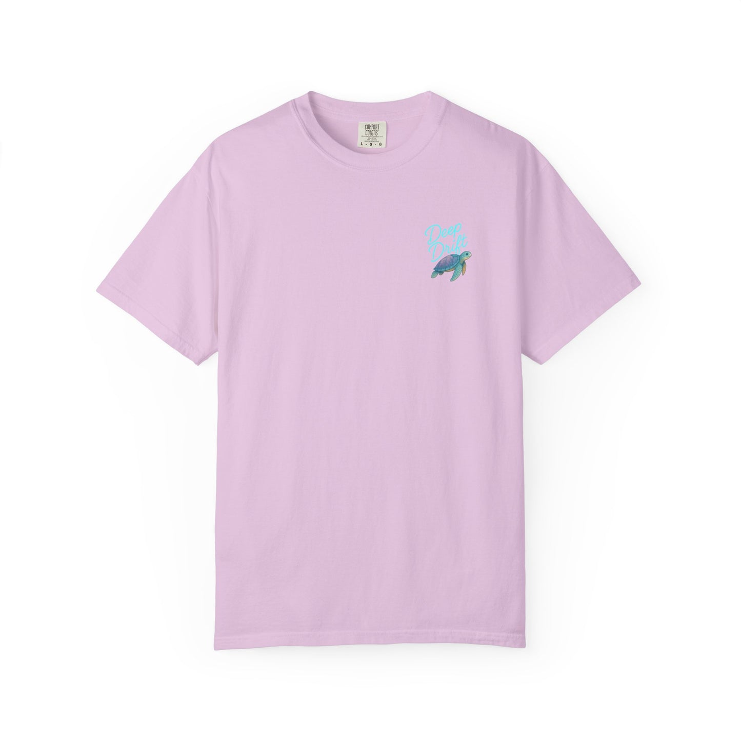 Turtle Deep Drift T-shirt, Hooked Horizon Co, Angler Gifts
