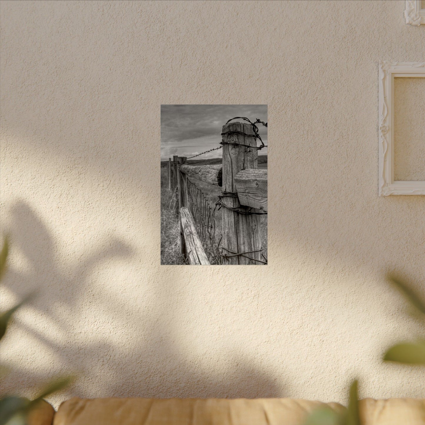 What Lies Between Frontiers– Western Textured Watercolor Matte Posters