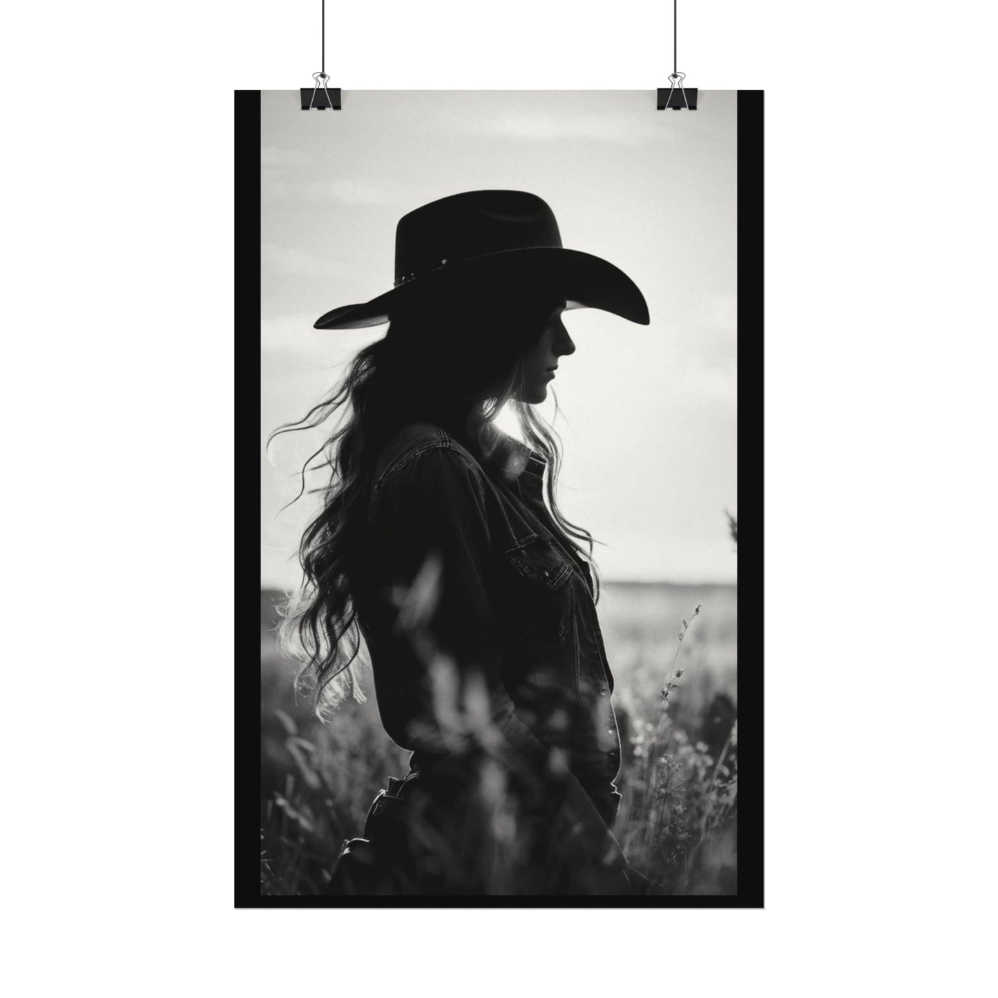 Grace Againest The Grain – Western Textured Watercolor Matte Posters