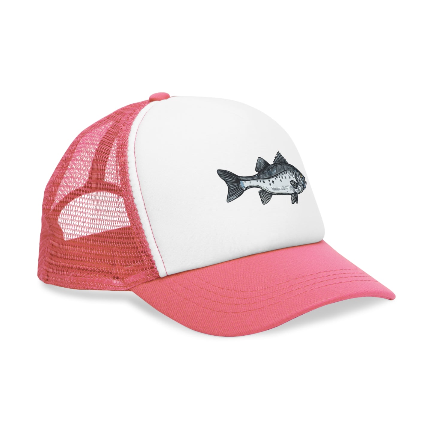 Fish, Retro Trucker Hat, Angler Gifts , Outdoor Accessory, Beer Lover Gift, Summer BBQ Essential