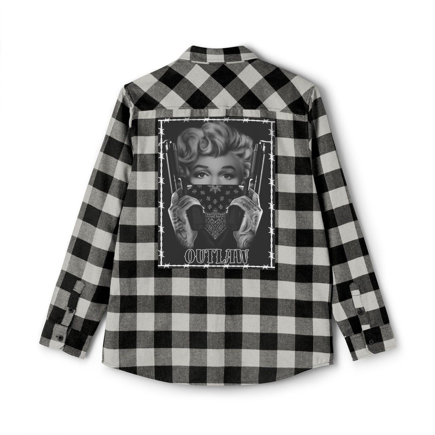 Rebellious Flannel Shirt - Trendy Unisex Shirt for Outdoor Enthusiasts, Perfect for Fall, Casual Wear, Gifts for Him/Her, Statement Fashion