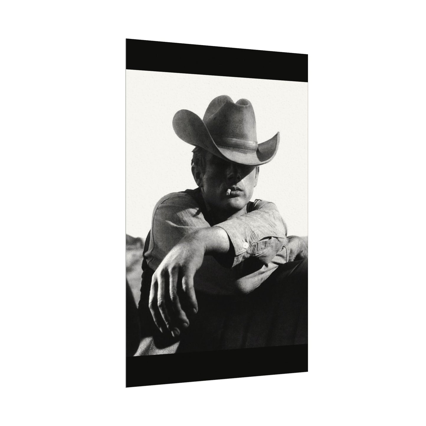 Sage & Smoke – Western Textured Watercolor Matte Posters