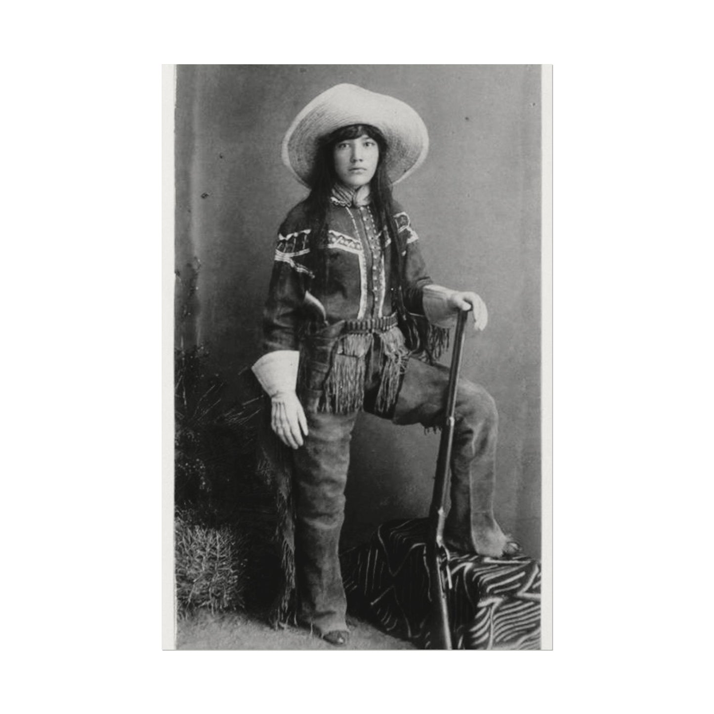 Desert Scout – Western Textured Watercolor Matte Posters