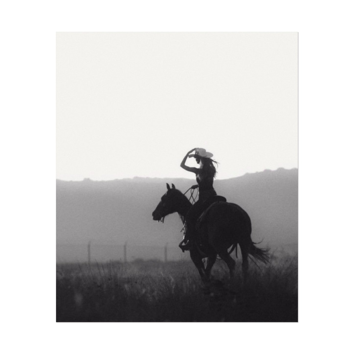 Timeless Beauty – Western Textured Watercolor Matte Posters