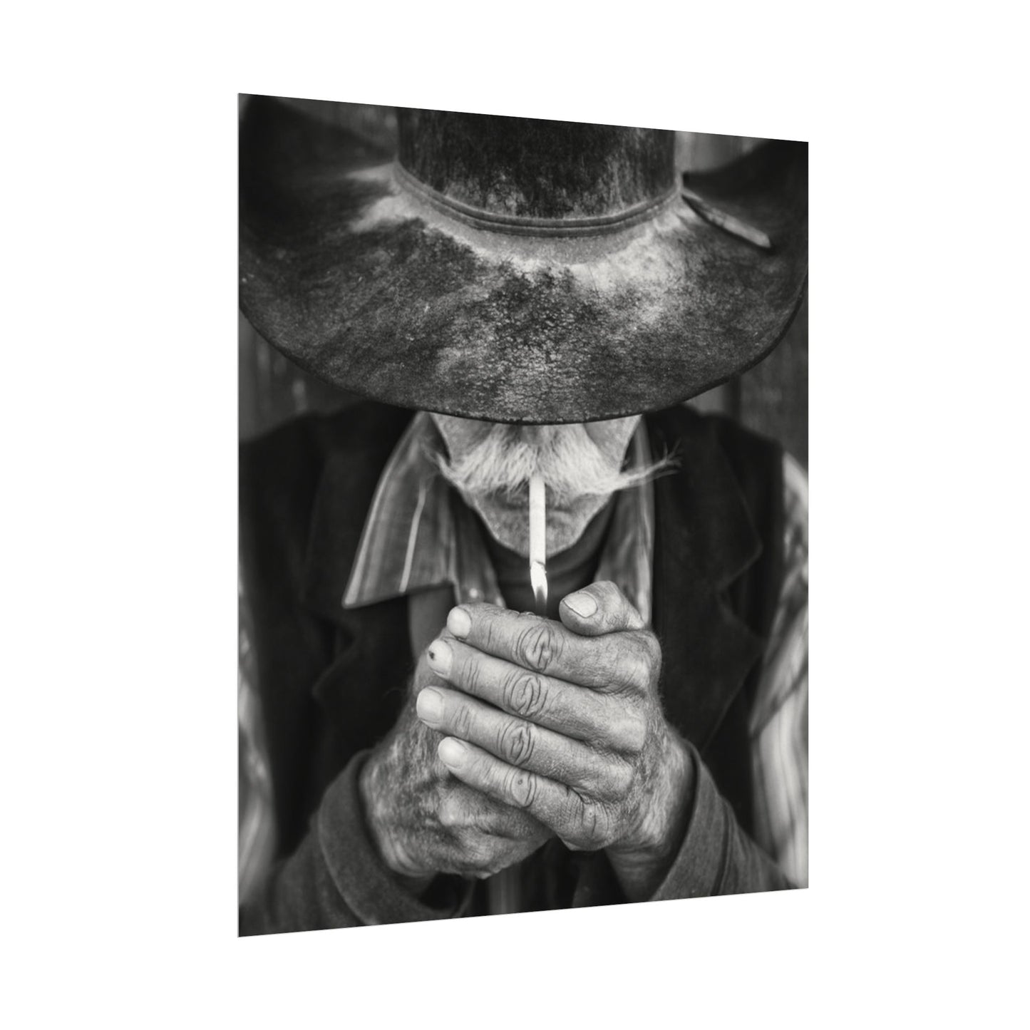 One More Draw – Western Textured Watercolor Matte Posters