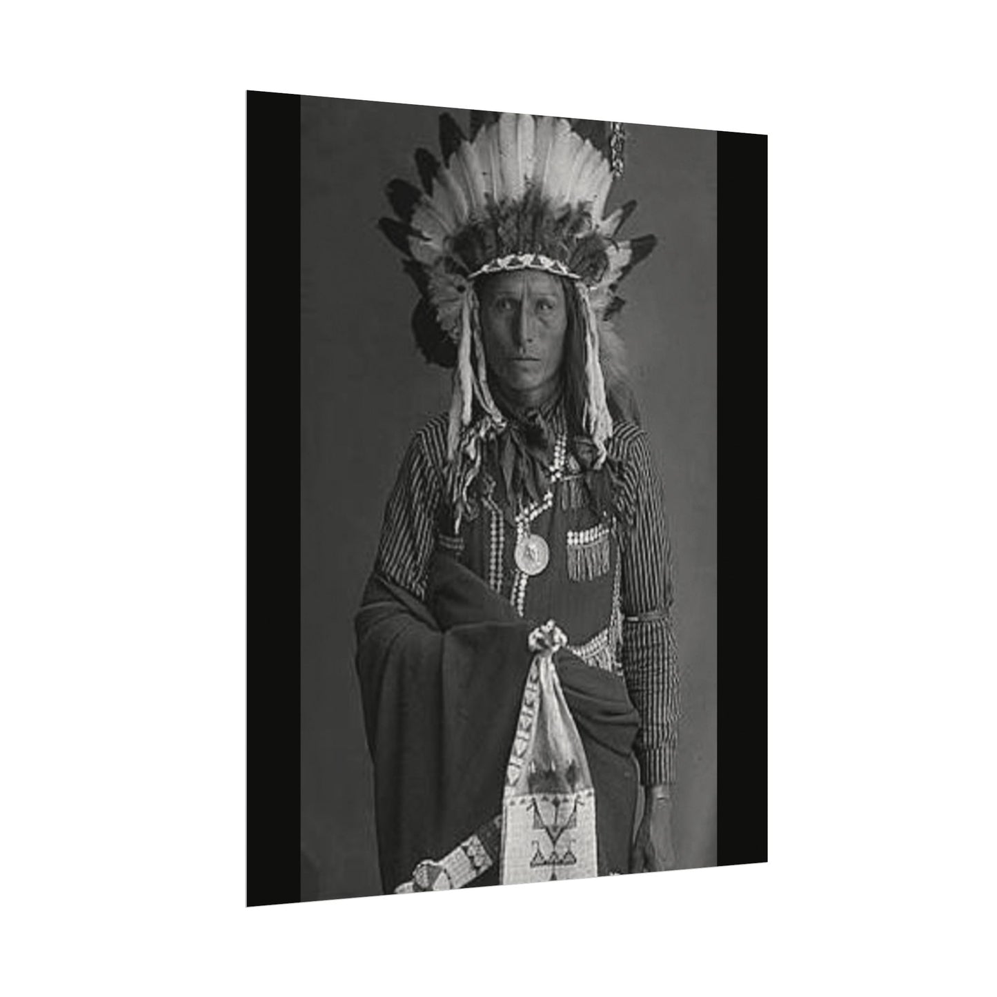 Still As The Wind Remembers – Western Textured Watercolor Matte Posters