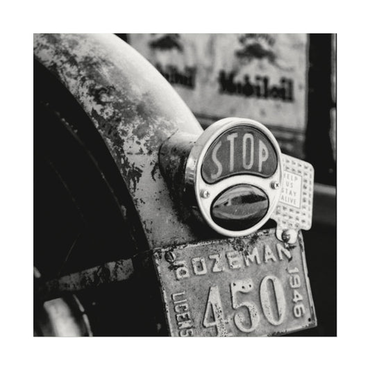 Motor Head Metal – Western Textured Watercolor Matte Posters