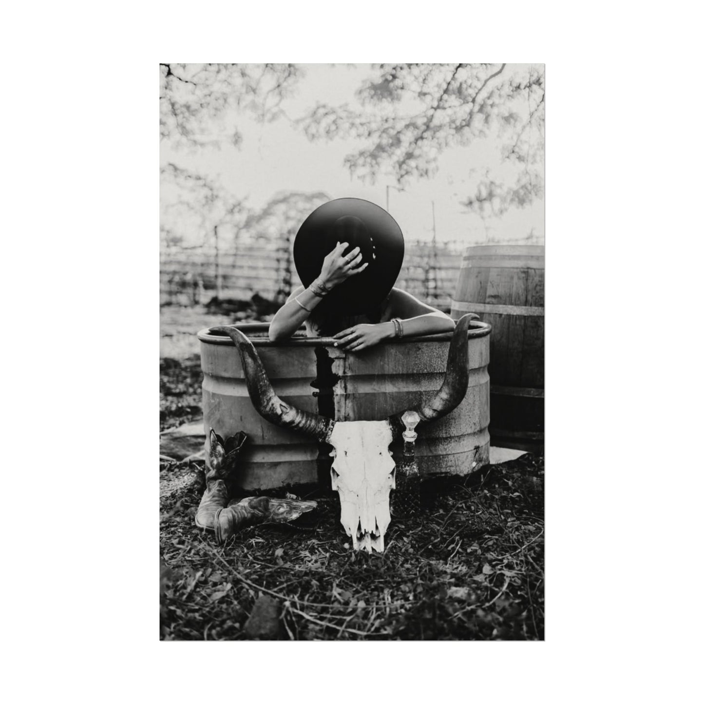 Unapologetically Wild – Western Textured Watercolor Matte Posters