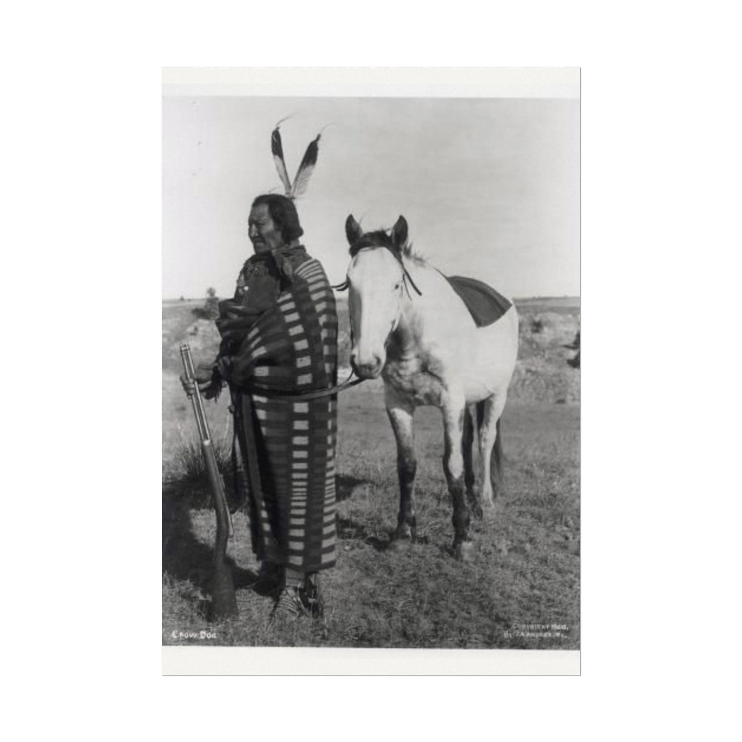 Sacred Ties – Western Textured Watercolor Matte Posters