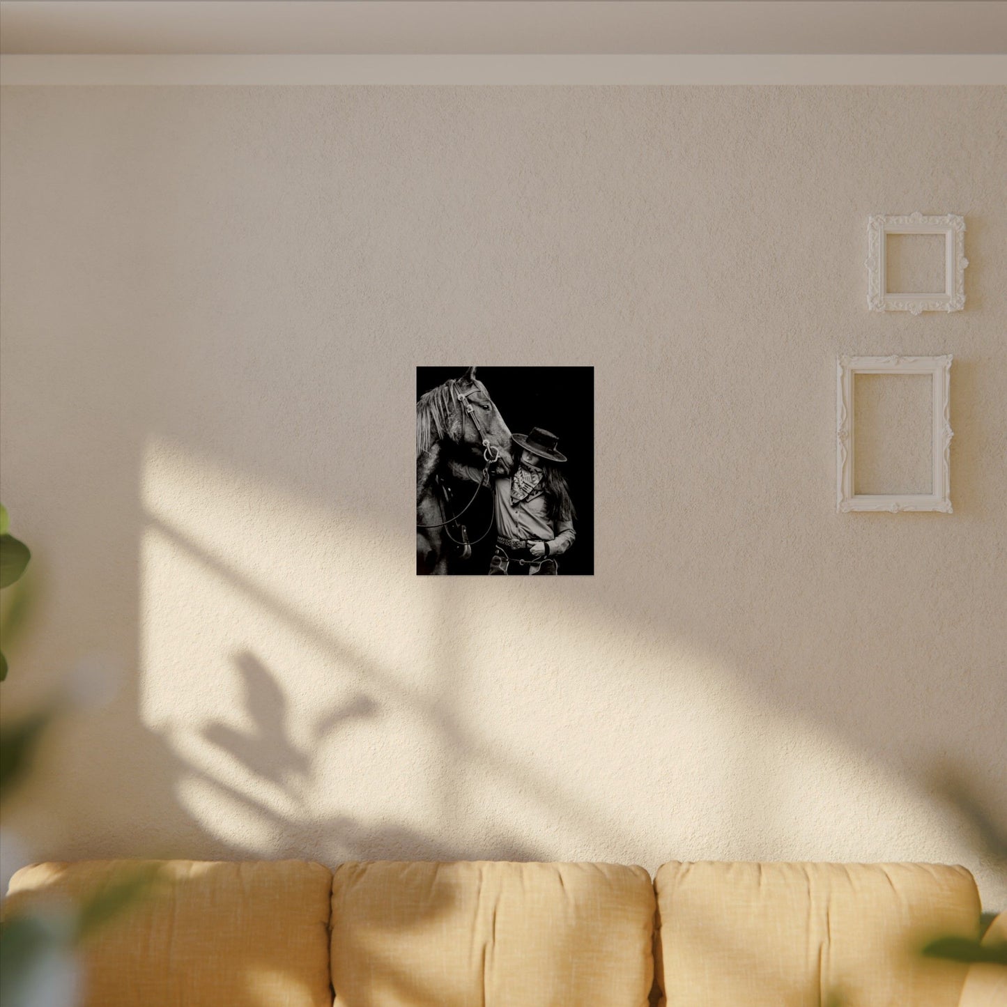 A Whisper Between Friends  – Western Textured Watercolor Matte Posters