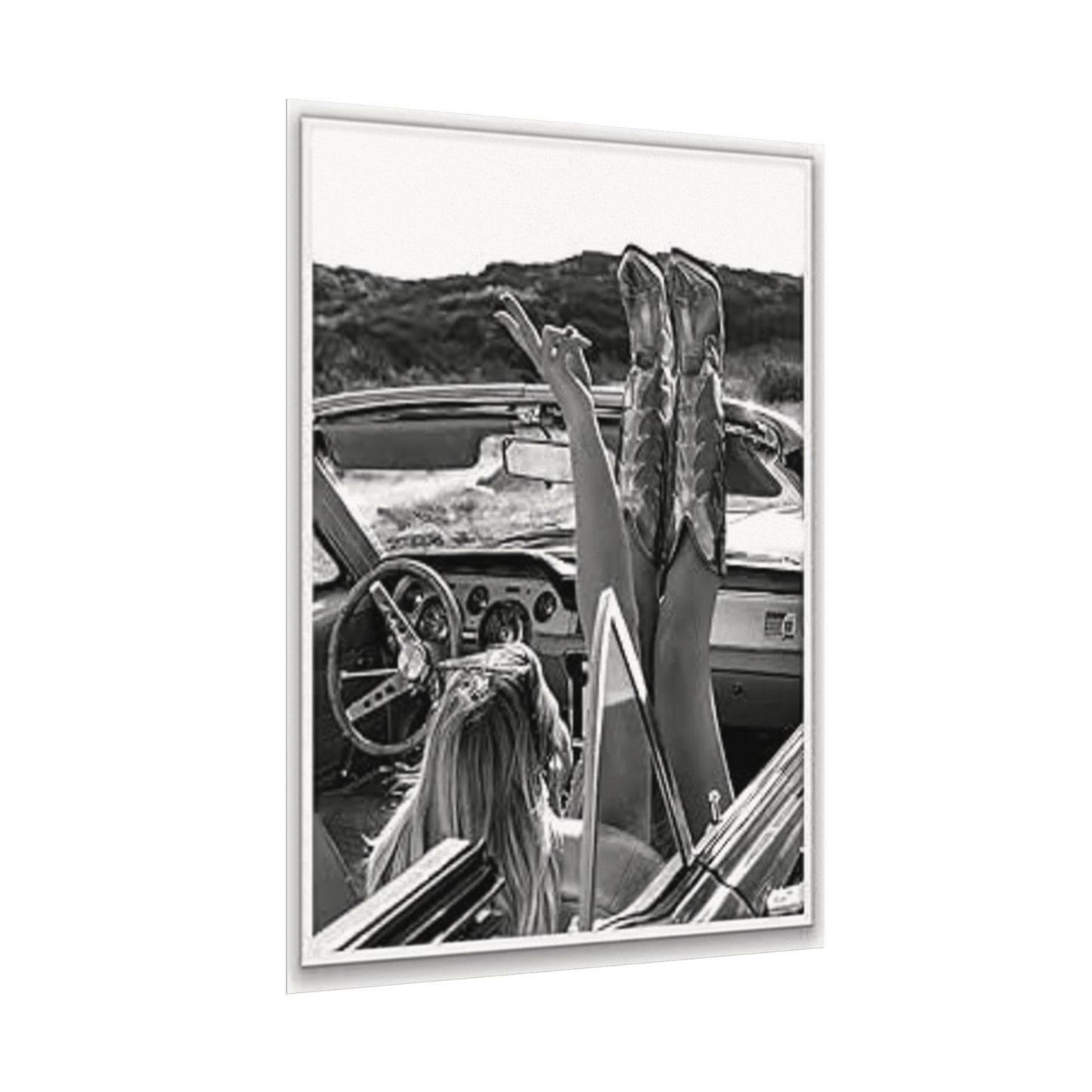 Wild At Heart – Western Textured Watercolor Matte Posters