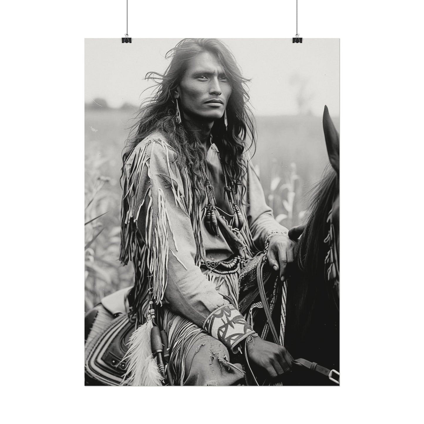 The Last Watchman– Western Textured Watercolor Matte Posters