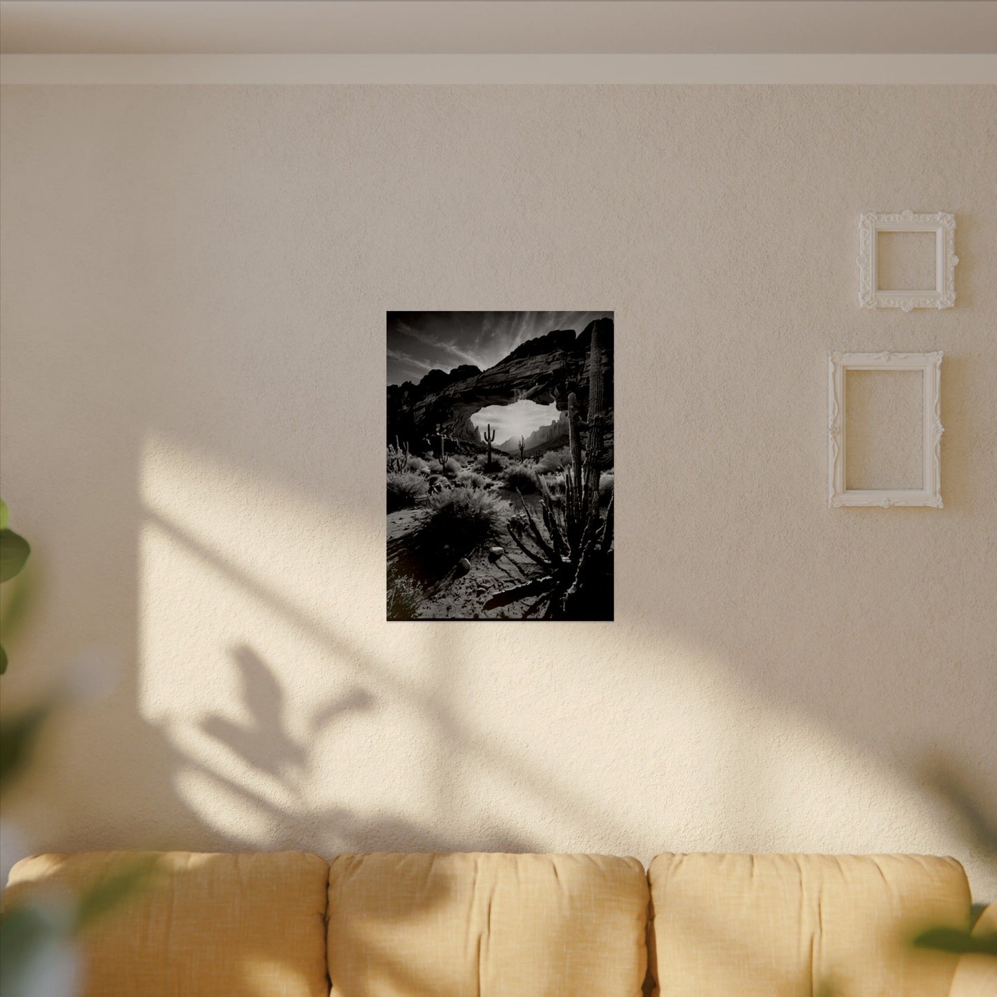 Desert Mornings – Western Textured Watercolor Matte Posters