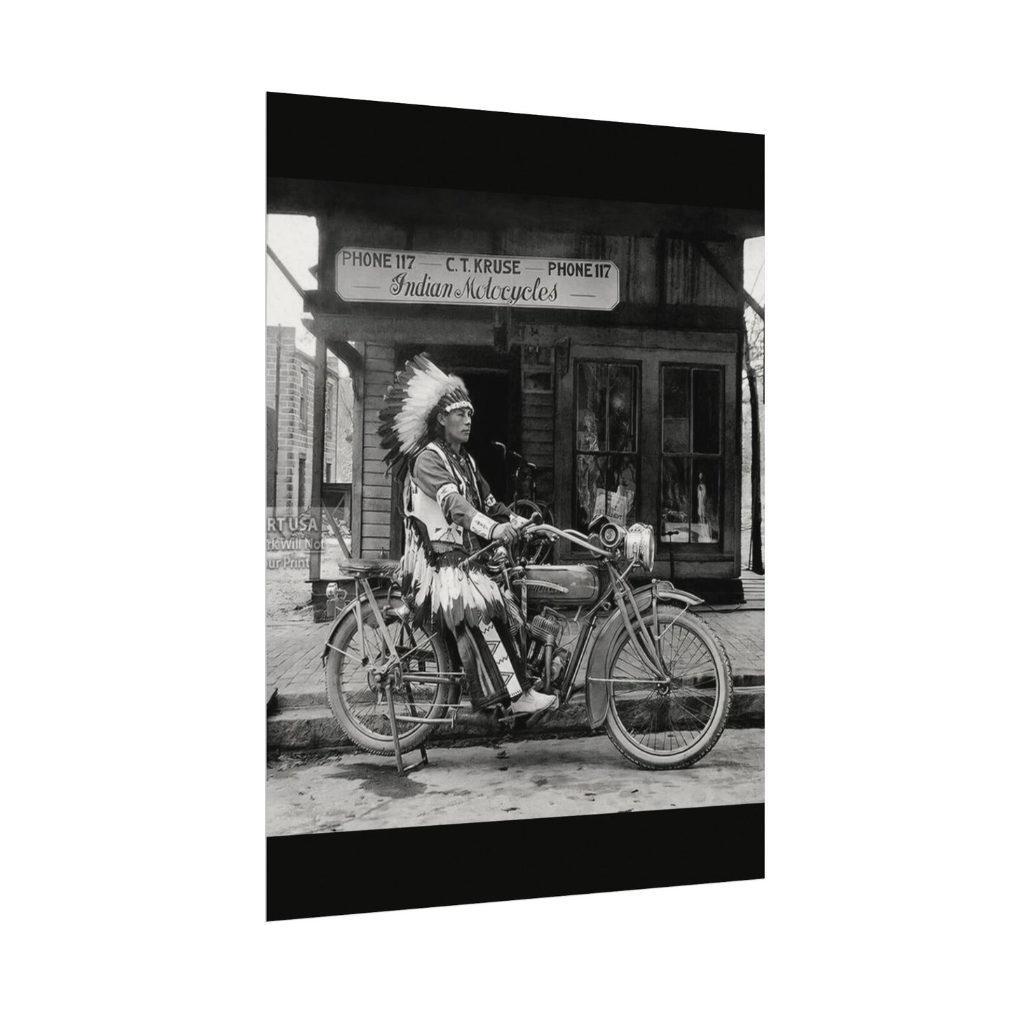 Metal Horse – Western Textured Watercolor Matte Posters