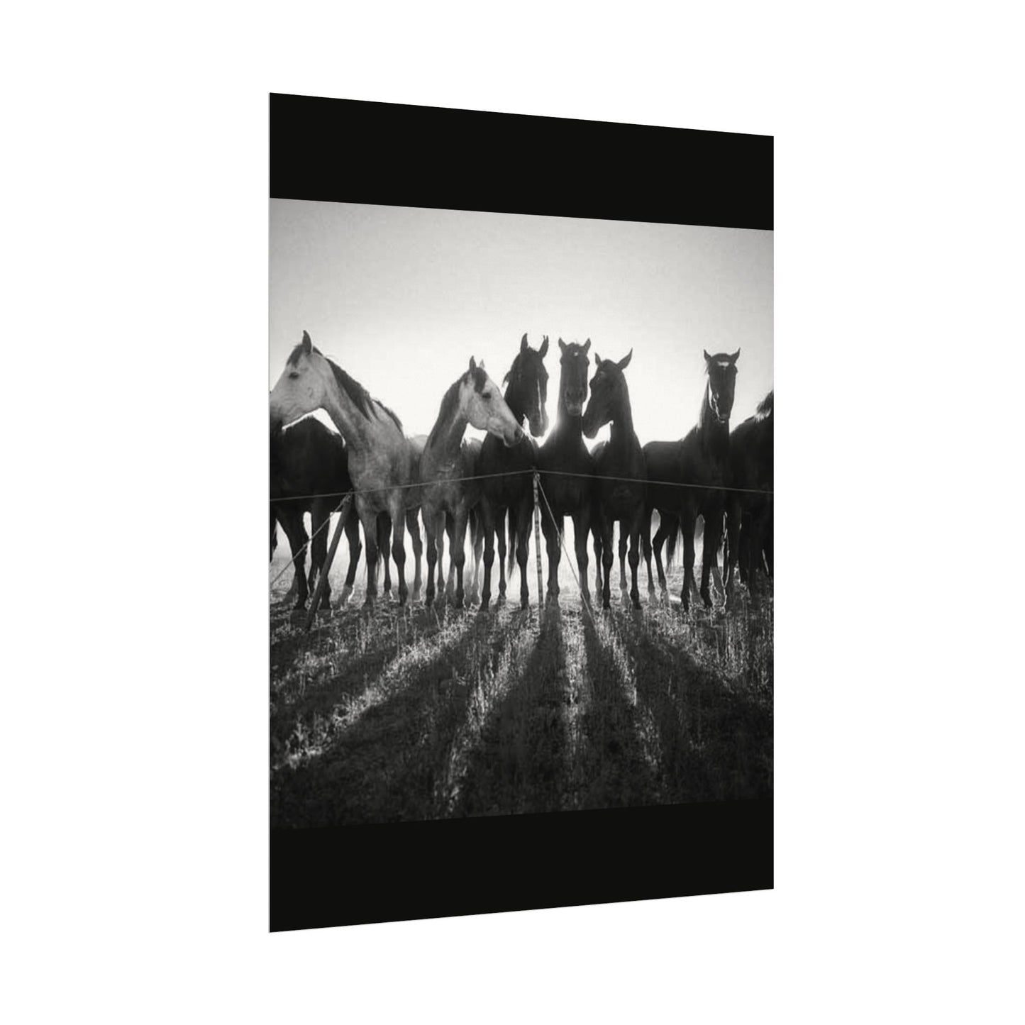 When Dawn Breaks – Western Textured Watercolor Matte Posters