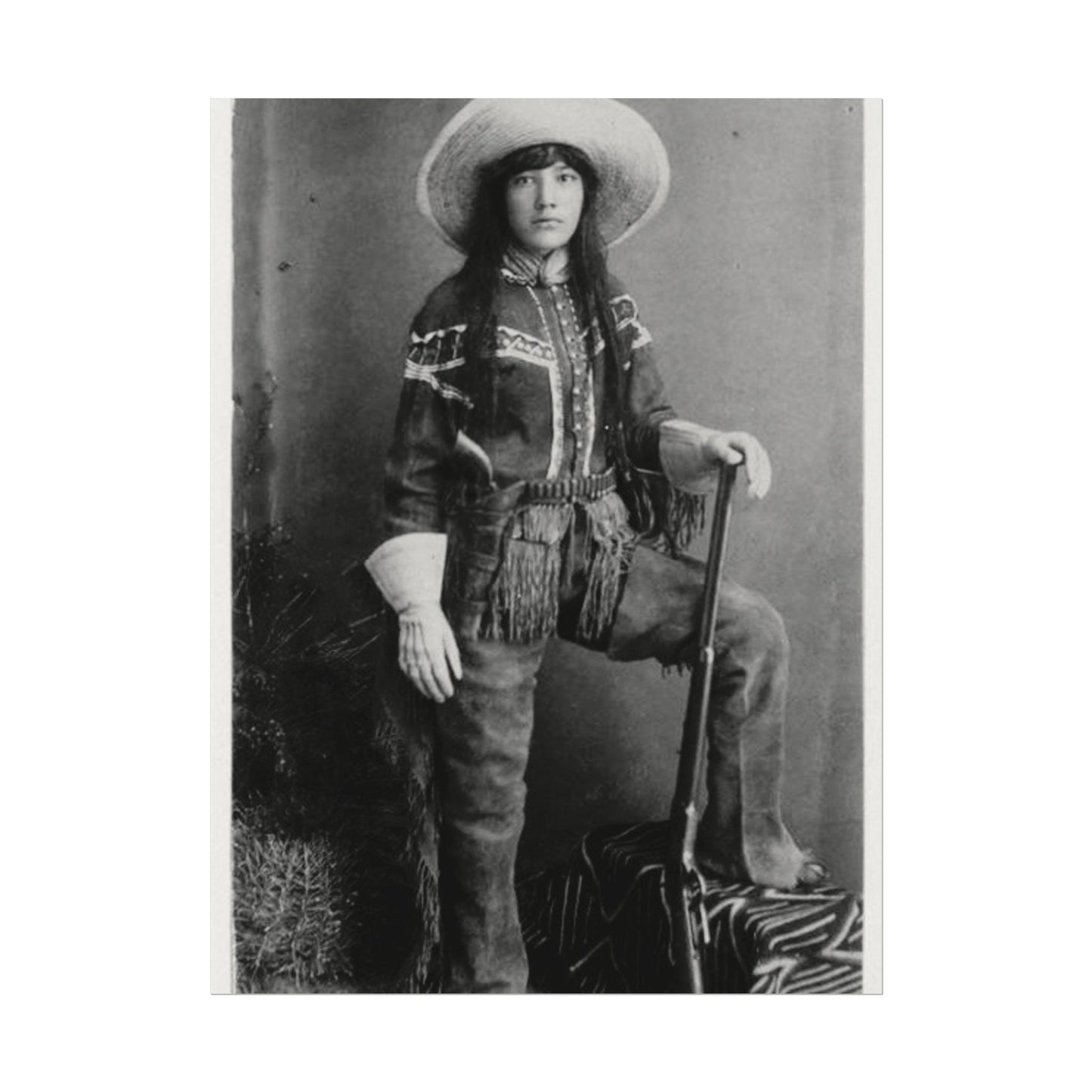 Desert Scout – Western Textured Watercolor Matte Posters