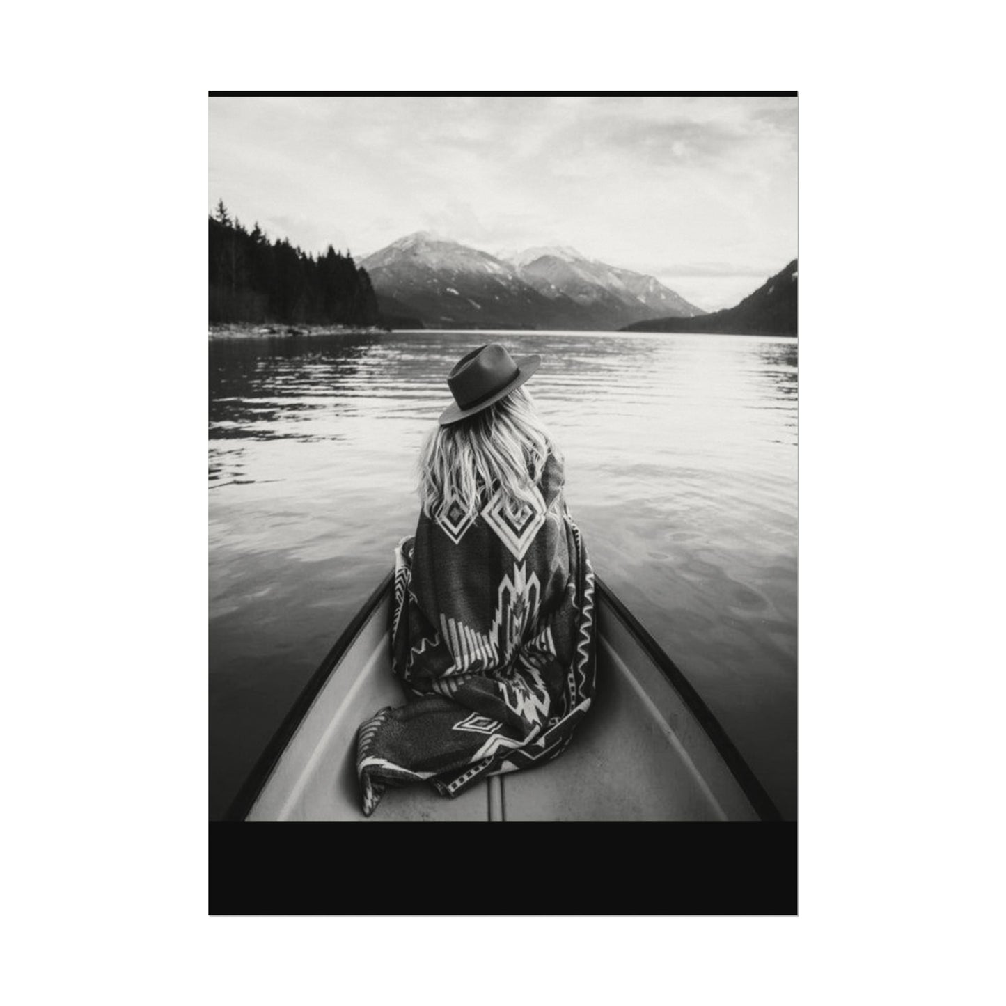 He Leads Me Beside Still Waters – Western Textured Watercolor Matte Posters