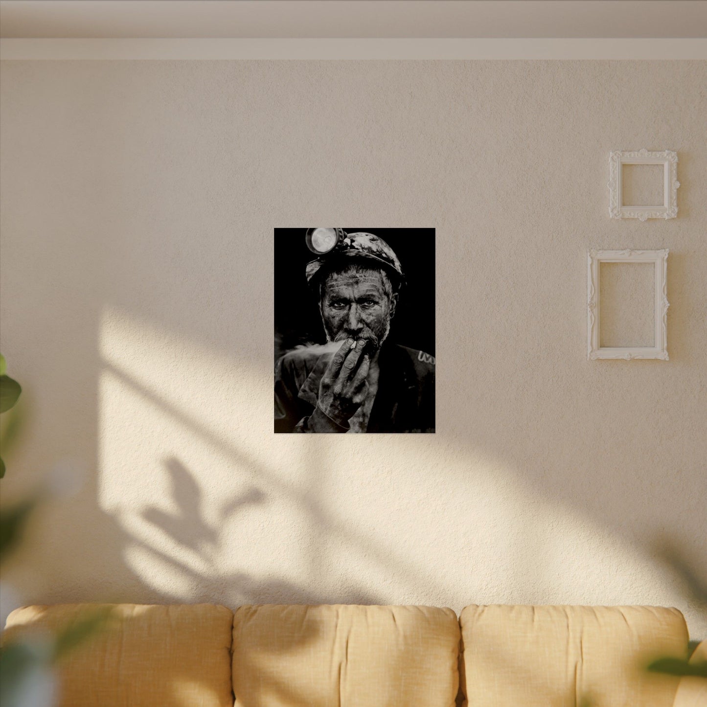 Fire & Coal – Western Textured Watercolor Matte Posters