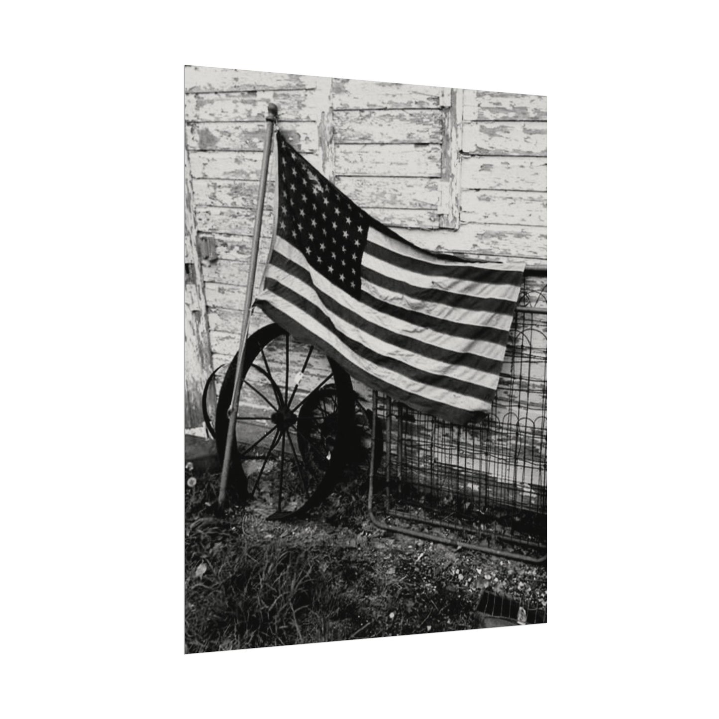American Grit – Western Textured Watercolor Matte Posters