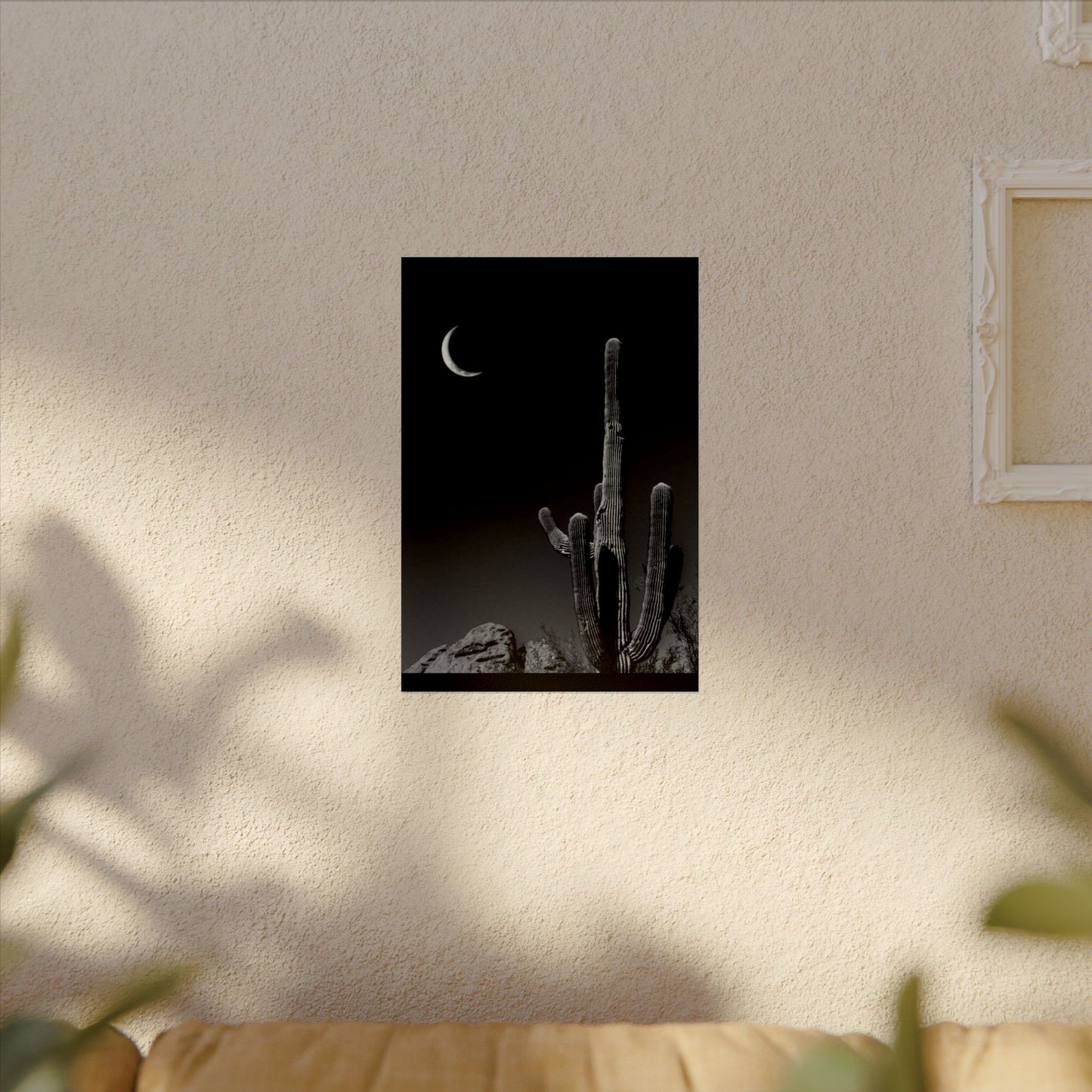 Desert Night Sky– Western Textured Watercolor Matte Posters