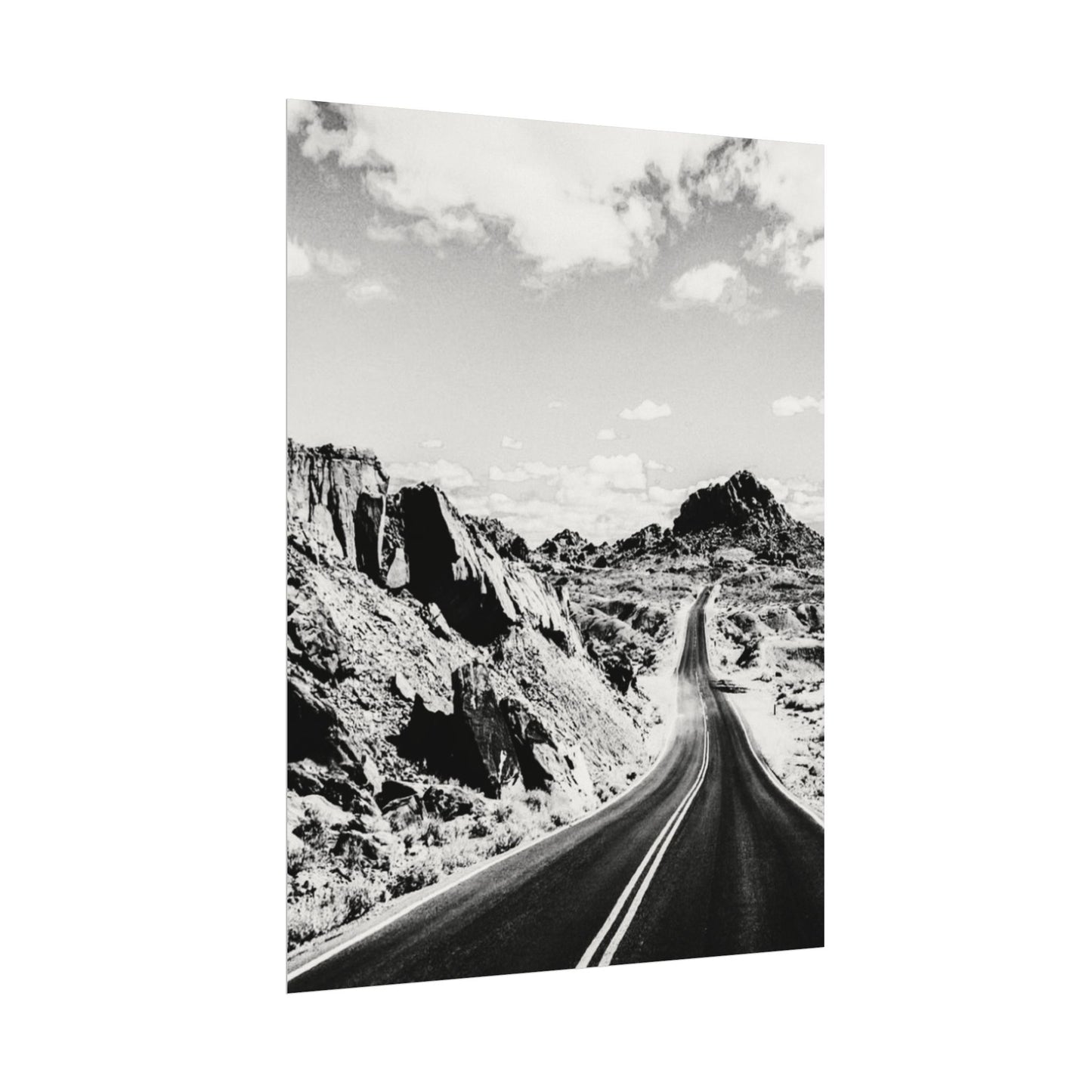Adventure Awaits On The Open Road Textured Watercolor Matte Posters