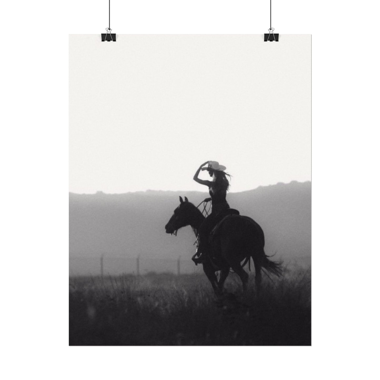 Timeless Beauty – Western Textured Watercolor Matte Posters