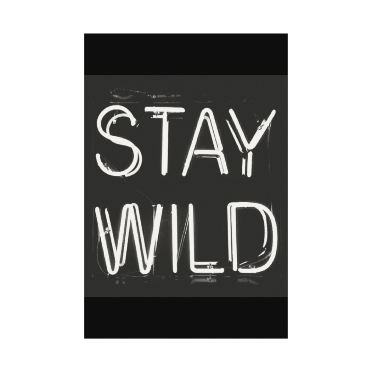 Stay Wild – Western Textured Watercolor Matte Posters