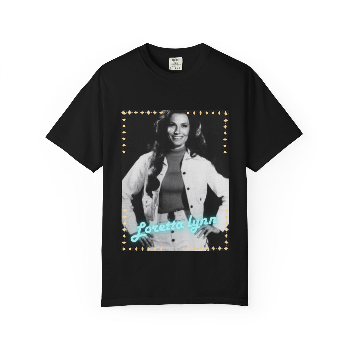 Loretta Lynn Unisex Garment-Dyed T-shirt, Vintage Country Music Tee, Music Lover Gift, Classic Rock Apparel, Concert Merch, Festival Wear